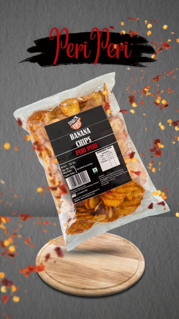 banana peri peri chips | pack of 1 | 180g