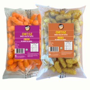 baked chitoz corn puff | pack of 2 | cheese & masala | 160g