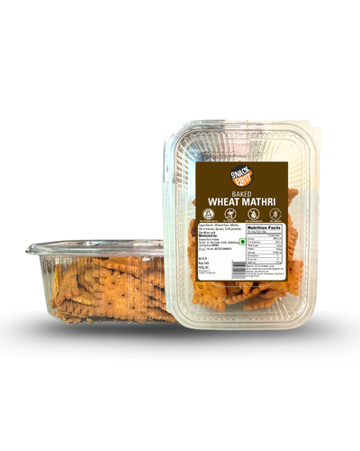 baked wheat methi mathri, no palm oil, no maida, pack of 2, 240g baked wheat methi mathri, no palm oil, no maida, pack of 2, 240g