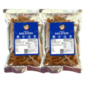 baked ragi sticks, no palm oil, gluten free, pack of 2, 200g