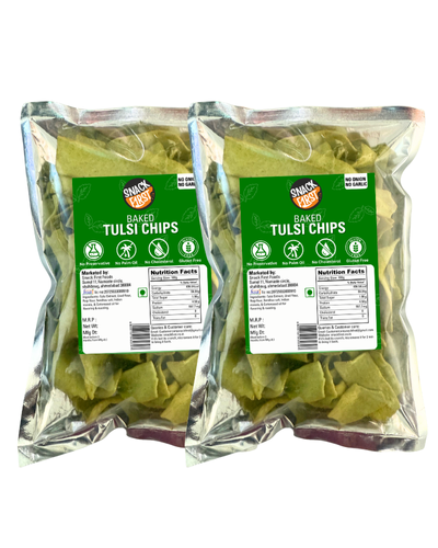 baked tulsi chips, no palm oil, gluten free, pack of 2, 200g baked tulsi chips, no palm oil, gluten free, pack of 2, 200g