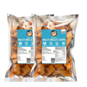baked millet chips, no palm oil, gluten free, pack of 2, 200g