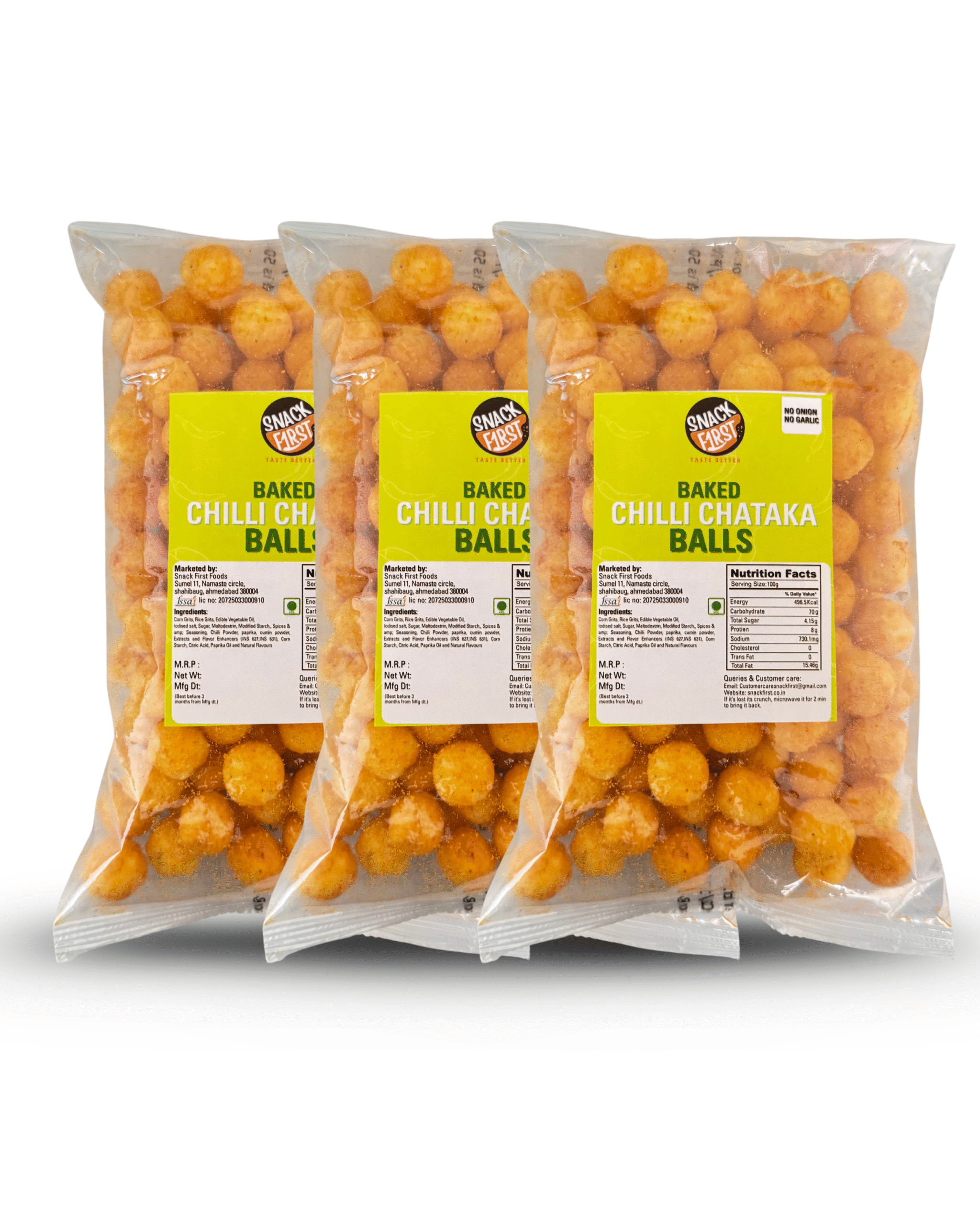 baked chilli chataka balls, nong, corn puffs, 80g baked chilli chataka balls, nong, corn puffs, 80g