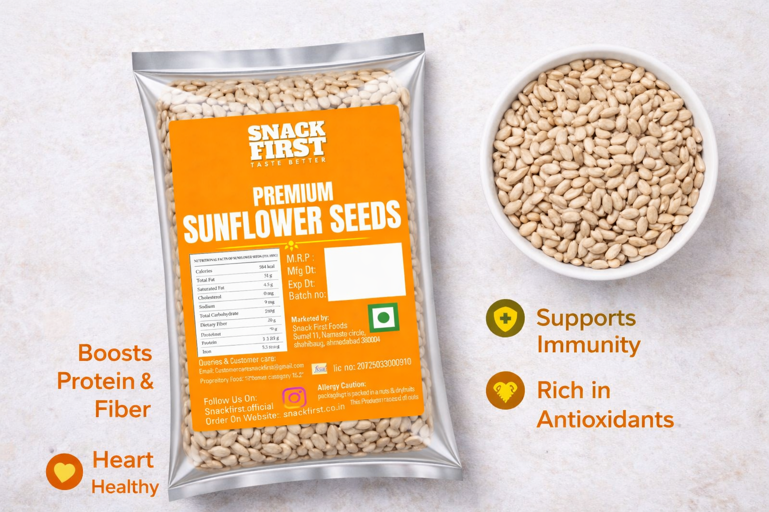 premium sunflower seeds | suryamukhi ke beej | high protein premium sunflower seeds | suryamukhi ke beej | high protein